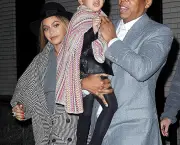 Jay-Z, Beyonce Knowles and Blue Ivy Carter