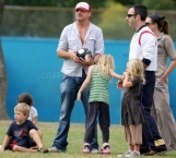 DOMINIC PURCELL AND FAMILY