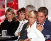 07.05.2006 N¸rburg, Germany, 
Corina Schumacher (GER), Corinna, Wife of Michael Schumacher Barbara Stahl, Rolf Schumacher, Sebastian Stahl and his girlfriend Sarah - Formula 1 World Championship, Rd 5, European Grand Prix, Sunday - www.xpb.cc, EMail: info@xpb.cc - copy of publication required for printed pictures. Every used picture is fee-liable. © Copyright: Breloer / xpb.cc
