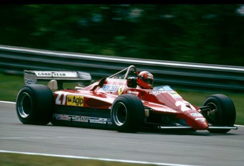 Gilles Villeneuve Correndo em um GP