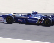Damon Hill in a Vintage Williams