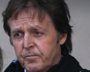 Sir Paul McCartney outside the divorce court earlier this month.