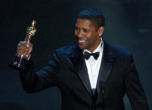 Denzel Washington Ganhando Óscar 