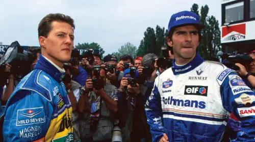  Schumacher e Damon Hill 