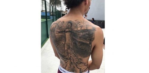 Tatuagem de Leroy Sané 